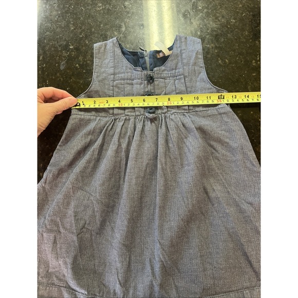 Matilda Jane Girls Denim Dress Sz 6 School Uniform You & Me Study Hall Dress VTG - Picture 6 of 6